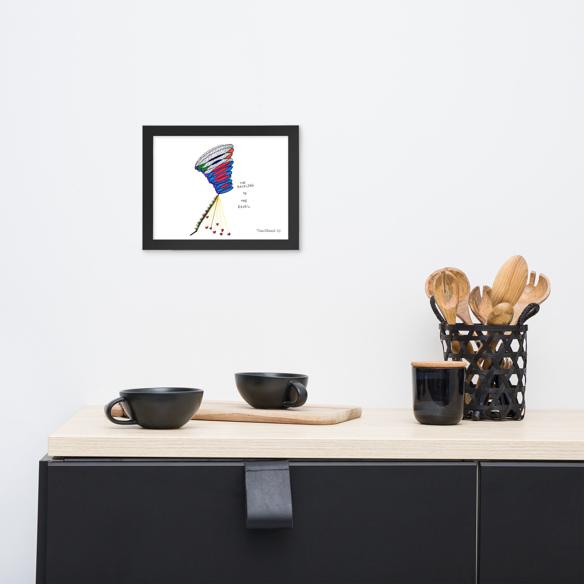 The Raveling original artwork by FuncChanel — nervous system healing art print