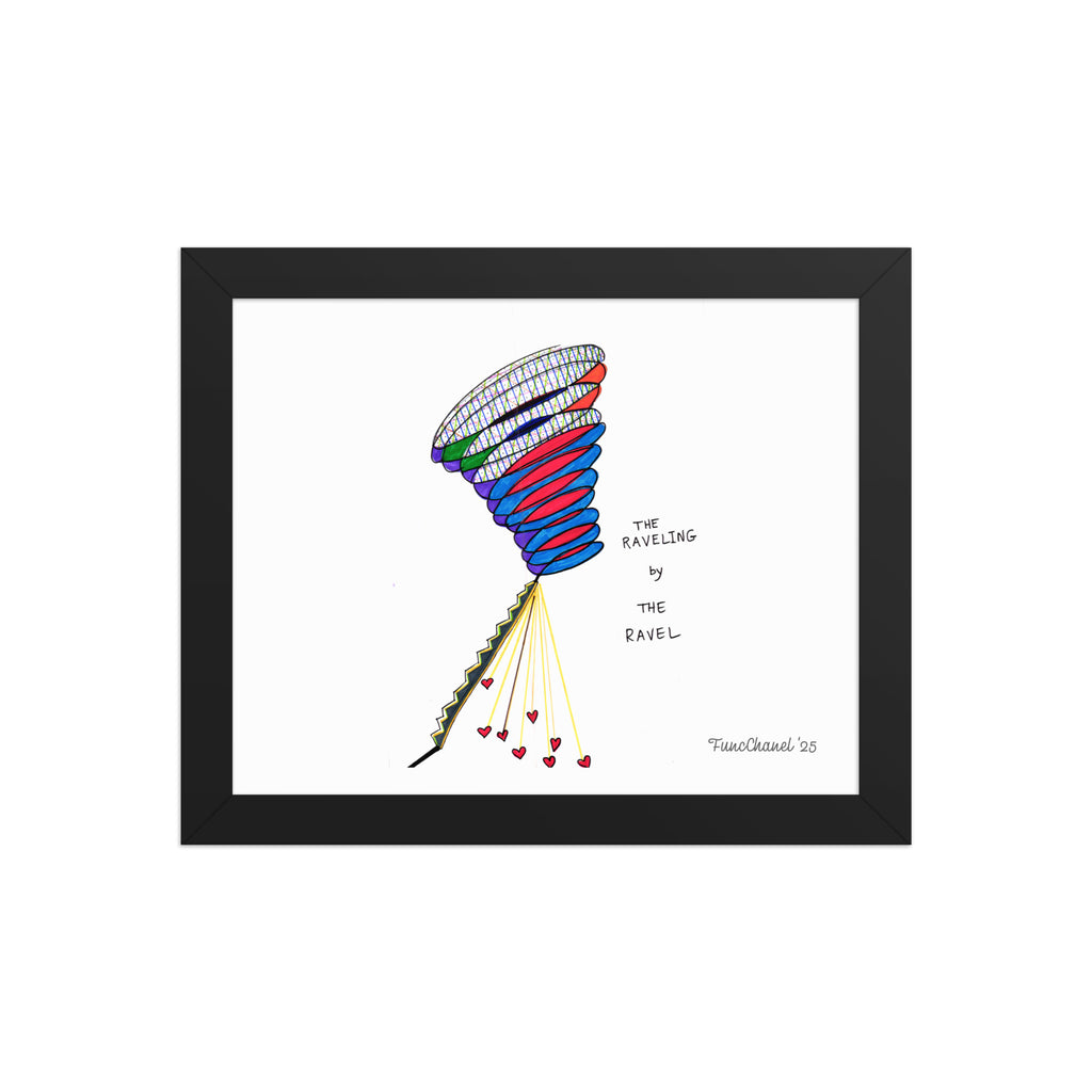 The Raveling original artwork by FuncChanel — nervous system healing art print