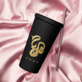 Queen Bee's Melody tumbler by FuncChanel — healing art drinkware collection