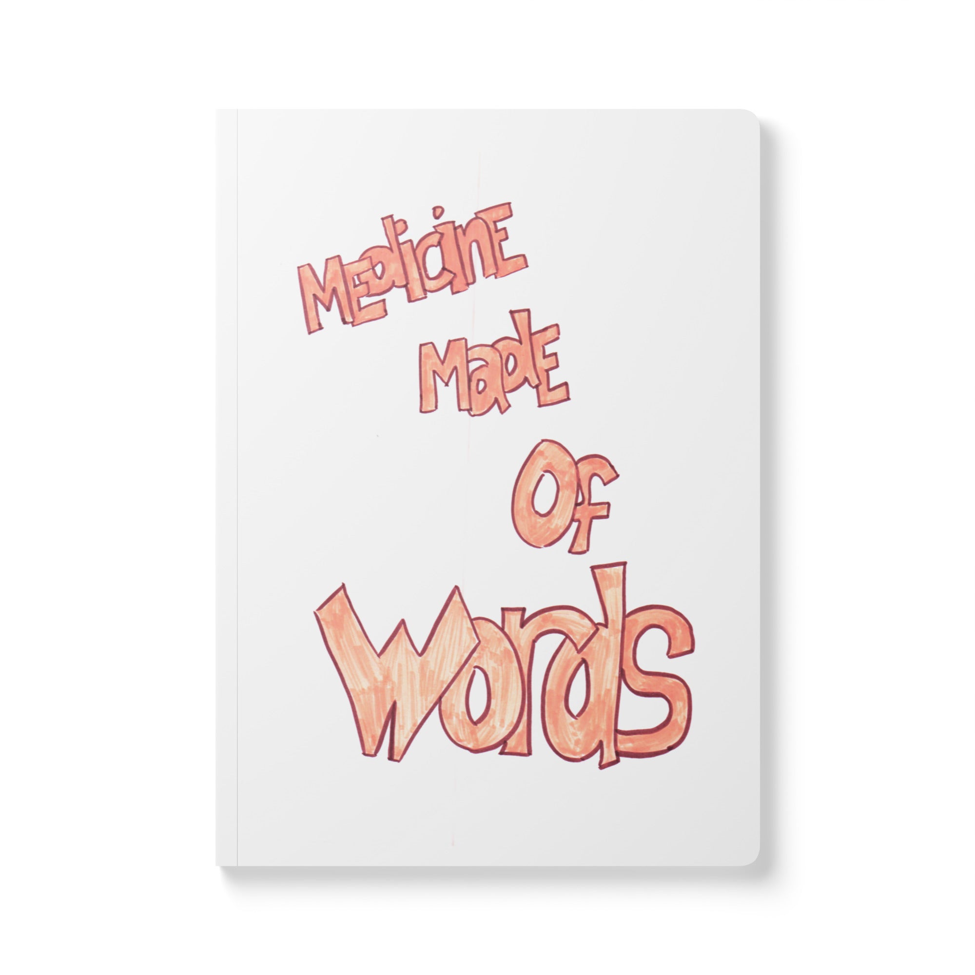 Medicine Made of Words healing journal by FuncChanel — poetry and nervous system care collection