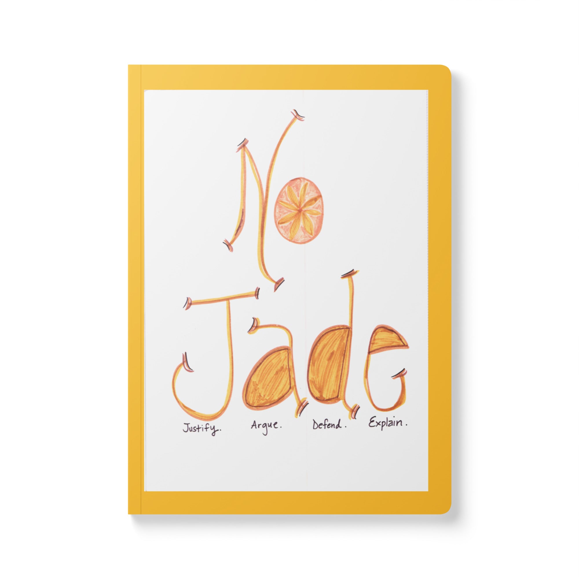 J.A.D.E. boundary journal by FuncChanel — No Justify Argue Defend Explain healing collection