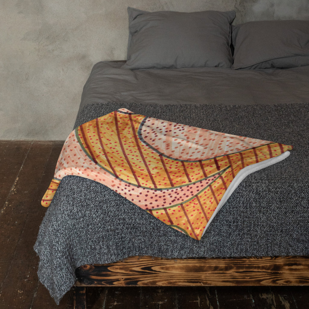 Amber Rising FuncChanel original art blanket — healing and resurrection collection