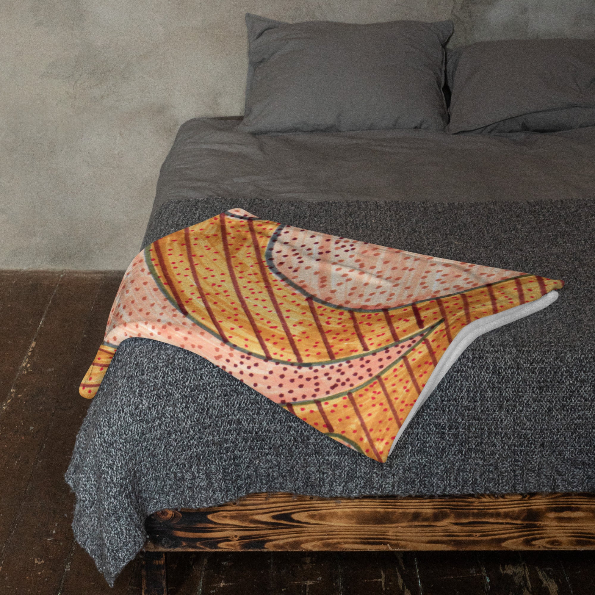 Amber Rising FuncChanel original art blanket — healing and resurrection collection